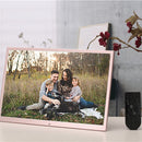 HSD1707 17 inch LED 1440X900 High Resolution Display Digital Photo Frame with Holder and Remote Control, Support SD / MMC / MS Card / USB Port, US Plug(Gold)
