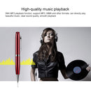 F5 8GB Mini Pen Shape U Disk Recorder MP3 Lossless Player HD Noise Reduction Recorder(Red)