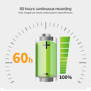 K7 8GB Noise Reduction Smart Voice Control Mini MP3 Recorder(Black)