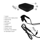 K7 16GB Noise Reduction Smart Voice Control Mini MP3 Recorder(Black)