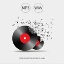 K7 16GB Noise Reduction Smart Voice Control Mini MP3 Recorder(Black)