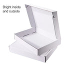 100 PCS Shipping Box Clothing Packaging Box, Color: White, Size: 40x30x10cm