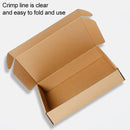 100 PCS Kraft Paper Shipping Box Packaging Box, Size: T12, 36x26x6cm