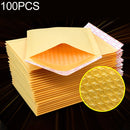 100 PCS Kraft Paper Envelope Bag Express Bubble Bag Packaging Bag, Size: 15x18+4cm