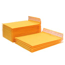 100 PCS Kraft Paper Envelope Bag Express Bubble Bag Packaging Bag, Size: 15x18+4cm