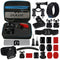 PULUZ 24 in 1 Bike Mount Accessories Combo Kits with EVA Case (Wrist Strap + Helmet Strap + Extension Arm + Quick Release Buckles + Surface Mounts + Adhesive Stickers + Tripod Adapter + Storage Bag + ... /3 /2 /1, DJI Osmo Action and Other Action Cameras