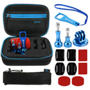 PULUZ 13 in 1 CNC Metal Accessories Combo Kits with EVA Case (Screws + Surface Mounts + Tripod Adapter + Storage Bag + Wrench) for GoPro HERO10 Black / HERO9 Black / HERO8 Black / HERO7 /6 /5 /5 Sessi ... /3 /2 /1, DJI Osmo Action and Other Action Cameras
