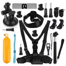 PULUZ 20 in 1 Accessories Combo Kits (Chest Strap + Head Strap + Suction Cup Mount + 3-Way Pivot Arm + J-Hook Buckles + Extendable Monopod + Tripod Adapter + Bobber Hand Grip + Storage Bag + Wrench) f ... /3 /2 /1, DJI Osmo Action and Other Action Cameras