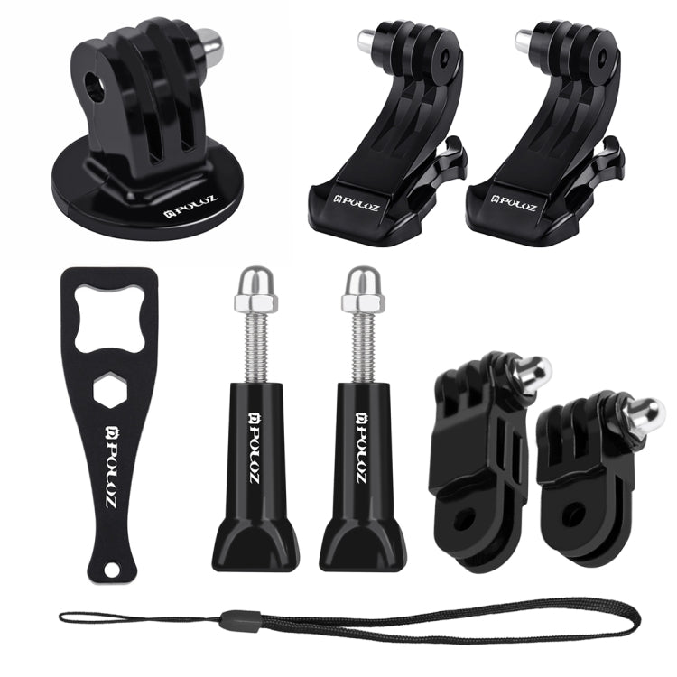 PULUZ 20 in 1 Accessories Combo Kits (Chest Strap + Head Strap + Suction Cup Mount + 3-Way Pivot Arm + J-Hook Buckles + Extendable Monopod + Tripod Adapter + Bobber Hand Grip + Storage Bag + Wrench) f ... /3 /2 /1, DJI Osmo Action and Other Action Cameras
