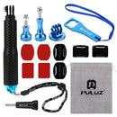 PULUZ 16 in 1 CNC Metal Accessories Combo Kits (Screws + Surface Mounts + Tripod Adapter + Extendable Pole Monopod + Storage Bag + Wrench) for GoPro HERO10 Black / HERO9 Black / HERO8 Black / HERO7 /6 ... /3 /2 /1, DJI Osmo Action and Other Action Cameras