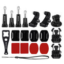 PULUZ 29 in 1 Accessories Combo Kits with EVA Case (Chest Strap + Head Strap + Wrist Strap + Floating Cover + Surface Mounts + Backpack Rec-mount + J-Hook Buckles + Extendable Monopod + Tripod Adapter ... ench) for GoPro HERO5 Session /4 Session / Session
