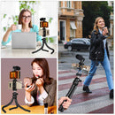 PULUZ Mini Octopus Flexible Tripod Holder with Ball Head & Phone Clamp + Tripod Mount Adapter & Long Screw for SLR Cameras, GoPro, Cellphone, Size: 30cmx5cm