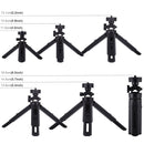 PULUZ 6.2 inch 16cm USB 3 Modes Dimmable LED Ring Vlogging Photography Video Lights + Pocket Tripod Mount Kit with Cold Shoe Tripod Ball Head(Black)