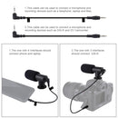 PULUZ 4 in 1 Vlogging Live Broadcast LED Selfie Fill Light Smartphone Video Rig Kits with Microphone + Tripod Mount + Cold Shoe Tripod Head for iPhone, Galaxy, Huawei, Xiaomi, HTC, LG, Google, and Other Smartphones(Red)