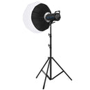 PULUZ 150W 5600K Studio Video Light + 2.8m Light Holder + 65cm Foldable Lantern Softbox Photography Kit(AU Plug)