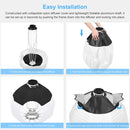 PULUZ 150W 3200K-5600K Studio Video Light + 2.8m Light Holder + 65cm Foldable Lantern Softbox Photography Kit(UK Plug)