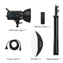 PULUZ 100W Photo Studio Strobe Flash Light Kit with Softbox Reflector & Tripod(EU Plug)
