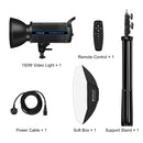 PULUZ 150W Photo Studio Strobe Flash Light Kit with Softbox Reflector & Tripod(UK Plug)