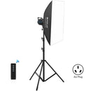 PULUZ 100W Photo Studio Strobe Flash Light Kit with Softbox Reflector & Tripod(AU Plug)