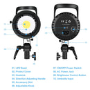 PULUZ 100W Photo Studio Strobe Flash Light Kit with Softbox Reflector & Tripod(EU Plug)