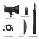 PULUZ 100W Photo Studio Strobe Flash Light Kit with Softbox Reflector & Tripod(UK Plug)