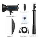 PULUZ 150W 3200K-5600K Photo Studio Strobe Flash Light Kit with Softbox Reflector & Tripod(AU Plug)
