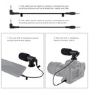 PULUZ Live Broadcast Smartphone Video Light Vlogger Kits with Microphone + LED Light + Tripod Mount + Phone Clamp Holder (Black)