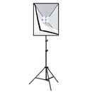 PULUZ Softbox Lighting Kit 2 PCS 50x70cm Professional Photo Studio Photography Light Equipment with 8 x E27 20W E27 Socket Bulb Photography Lighting Kit for Filming Portrait Shooting / Fashion Advertising Photography(US Plug)