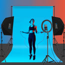 PULUZ Softbox Lighting Kit 2 PCS 50x70cm Professional Photo Studio Photography Light Equipment with 8 x E27 20W E27 Socket Bulb Photography Lighting Kit for Filming Portrait Shooting / Fashion Advertising Photography(US Plug)