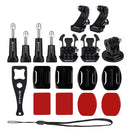 PULUZ 29 in 1 Accessories Combo Kits with Camouflage EVA Case (Chest Strap + Head Strap + Wrist Strap + Floating Cover + Surface Mounts + Backpack Rec-mount + J-Hook Buckles + Extendable Monopod + Tri ... ench) for GoPro HERO5 Session /4 Session / Session