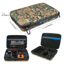 PULUZ 29 in 1 Accessories Combo Kits with Camouflage EVA Case (Chest Strap + Head Strap + Wrist Strap + Floating Cover + Surface Mounts + Backpack Rec-mount + J-Hook Buckles + Extendable Monopod + Tri ... ench) for GoPro HERO5 Session /4 Session / Session