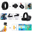 PULUZ 50 in 1 Accessories Total Ultimate Combo Kits with EVA Case (Chest Strap + Suction Cup Mount + 3-Way Pivot Arms + J-Hook Buckle + Wrist Strap + Helmet Strap + Extendable Monopod + Surface Mounts ... /3 /2 /1, DJI Osmo Action and Other Action Cameras