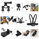 PULUZ 50 in 1 Accessories Total Ultimate Combo Kits with EVA Case (Chest Strap + Suction Cup Mount + 3-Way Pivot Arms + J-Hook Buckle + Wrist Strap + Helmet Strap + Extendable Monopod + Surface Mounts ... /3 /2 /1, DJI Osmo Action and Other Action Cameras