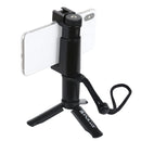 PULUZ Folding Plastic Tripod + Vlogging Live Broadcast Handheld Grip ABS Mount with Cold Shoe & Wrist Strap for iPhone, Galaxy, Huawei, Xiaomi, Sony, HTC, Google and other Smartphones
