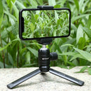 PULUZ Mini Pocket Metal Desktop Tripod Mount + Mini Metal Ball Head with 1/4 inch Screw for DSLR & Digital Cameras