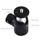 PULUZ Mini Pocket Metal Desktop Tripod Mount + Mini Metal Ball Head with 1/4 inch Screw for DSLR & Digital Cameras