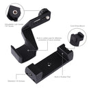 PULUZ Mini Metal Desktop Tripod Mount + Metal Phone Clamp Mount + Expansion Fixed Stand Bracket for DJI OSMO Pocket
