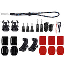 PULUZ 43 in 1 Accessories Total Ultimate Combo Kits for DJI Osmo Pocket with EVA Case (Chest Strap + Wrist Strap + Suction Cup Mount + 3-Way Pivot Arms + J-Hook Buckle + Grip Tripod Mount + Surface Mo ... orage Bag + Rec-mounts + Handlebar Mount + Wrench)
