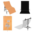 3 PCS PULUZ Photography Background PVC Paper Kits for Studio Tent Box, 3 Colors (Black, White,Yellow), Size: 120cm x 60cm