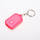 Solar Power Rechargeable 3LED Flashlight Keychain Torch