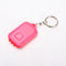 Solar Power Rechargeable 3LED Flashlight Keychain Torch