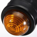 4pcs Black Amber Lens Mini Bullet Bulb Turn Signal Black Front Rear Light For Harley
