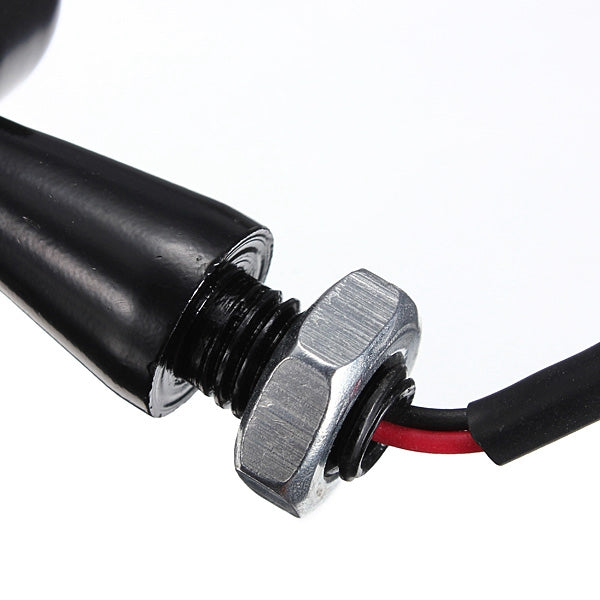 4pcs Black Amber Lens Mini Bullet Bulb Turn Signal Black Front Rear Light For Harley