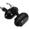 4pcs Smoked Lens Mini Bullet Bulb Turn Signal Black Front Rear Light For Harley