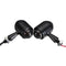 4pcs Smoked Lens Mini Bullet Bulb Turn Signal Black Front Rear Light For Harley