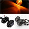 4pcs Smoked Lens Mini Bullet Bulb Turn Signal Black Front Rear Light For Harley