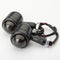 4pcs Smoked Lens Mini Bullet Bulb Turn Signal Black Front Rear Light For Harley