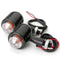 4pcs Black Clear Lens Mini Bullet Bulb Turn Signal Black Front Rear Light For Harley