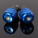 Red&Blue 22mm Motorcycle Round Handlebar End Weight Balance Plug