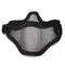 Half Face Mesh Mask Steel Hunting Tactical Protective Airsoft Motorcycle Outdoor